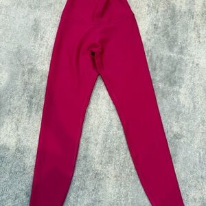 ALO Yoga Magenta Leggings- size XS